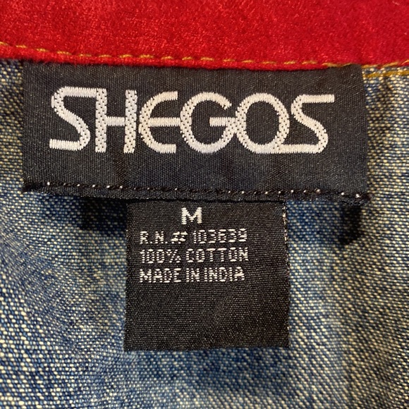 Women’s unique blue denim jacket for women size medium vintage bling - Picture 9 of 12